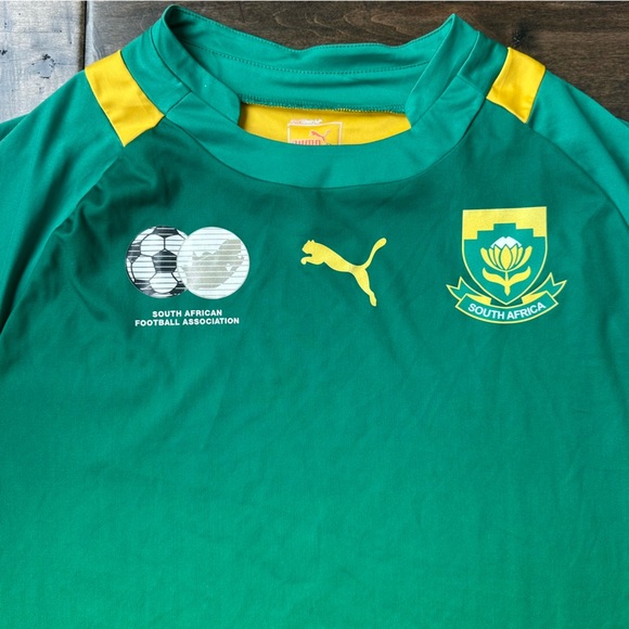 South Africa Puma Football Shirt Away 2012/2013/2014 Soccer‎ Jersey Men Size XL - Picture 2 of 8
